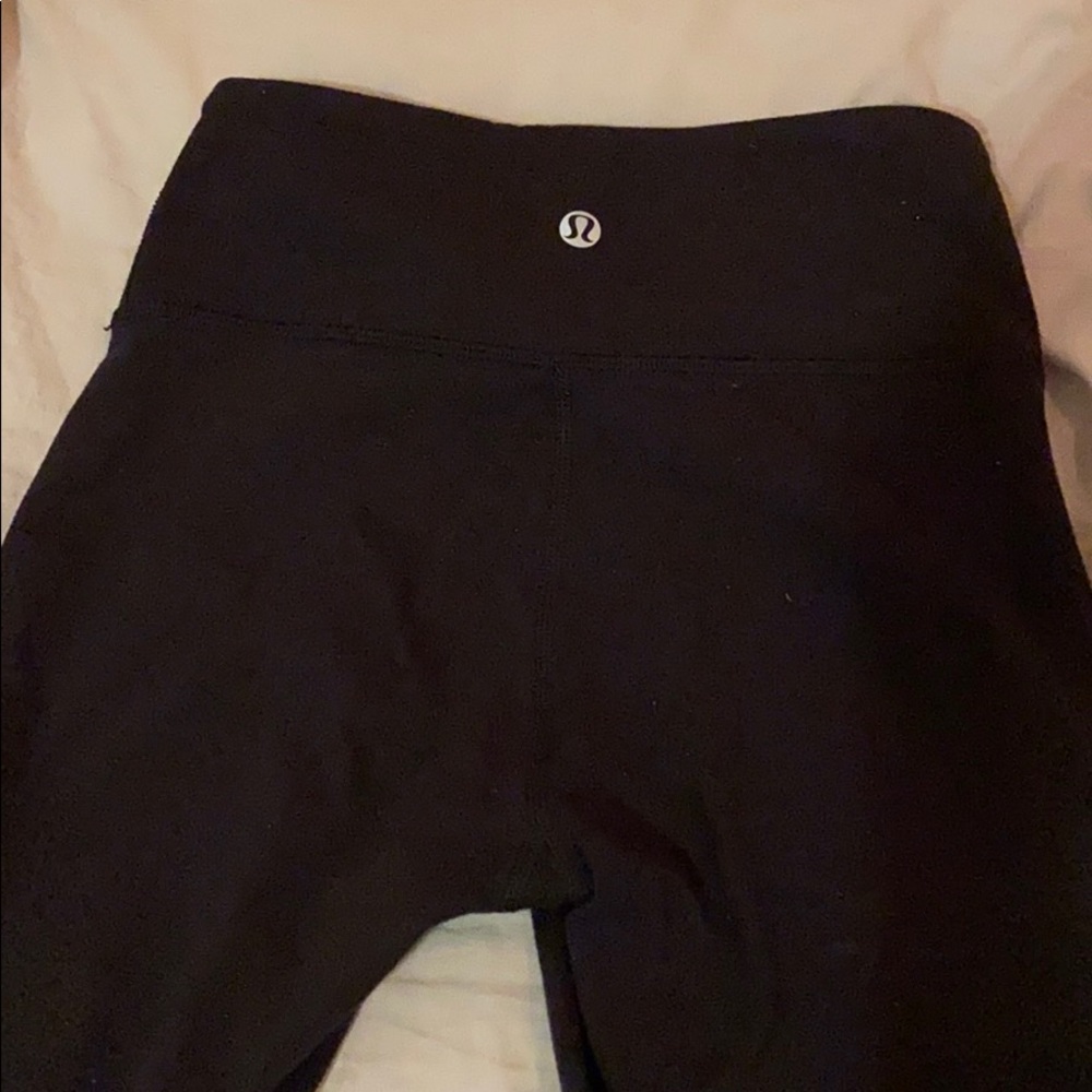 Black Wunder Under Lululemon Leggings
